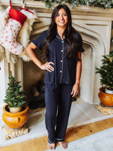 Women's Relaxed Pajama Set - Admiral Blue